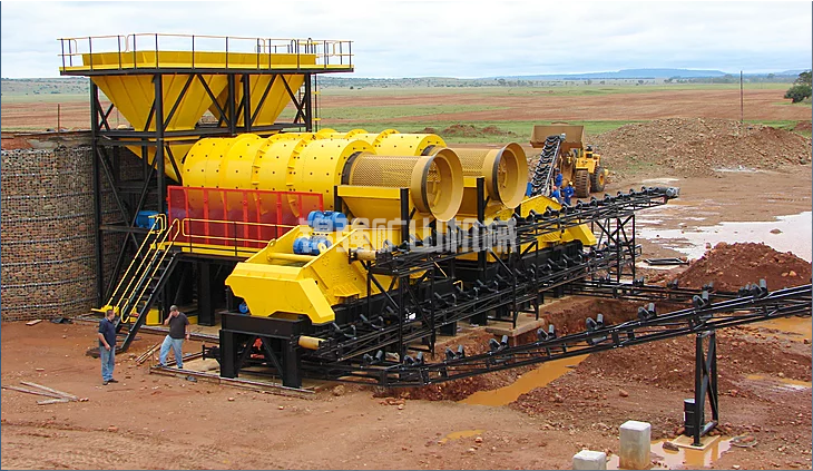 滾筒洗石機(jī)(圖4) 滾筒洗石機(jī)(圖4)