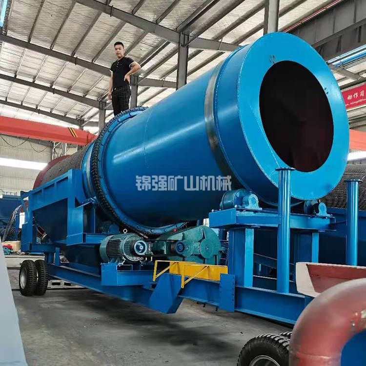 滾筒洗礦機(jī)(圖2) 滾筒洗礦機(jī)(圖2)
